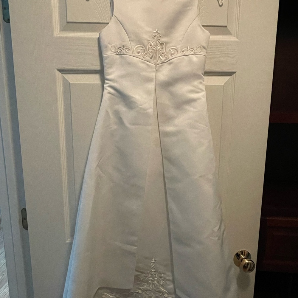 Elegant White Kids Dress